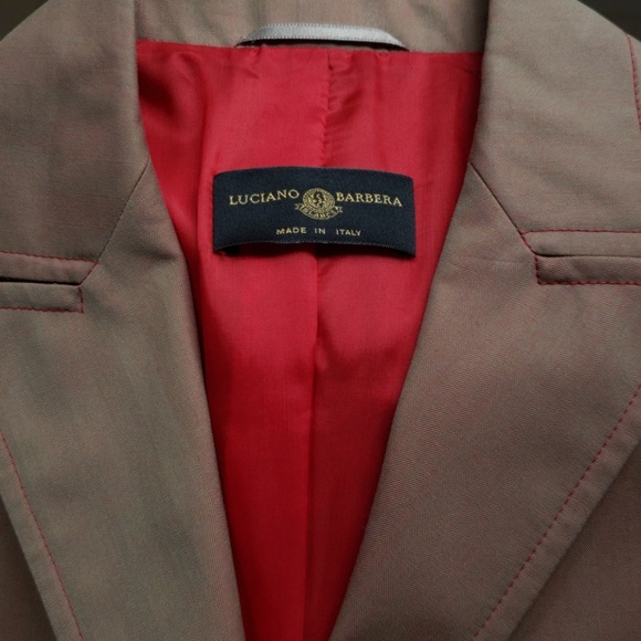 🔥HP🔥Luciano Barbera, cotton blazer beige, Italy - Picture 5 of 13